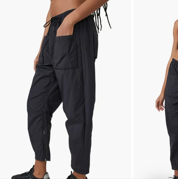 Free People Movement Fly By Night Water Resistant Crop Hiking Pants in Black - Picture 14 of 14